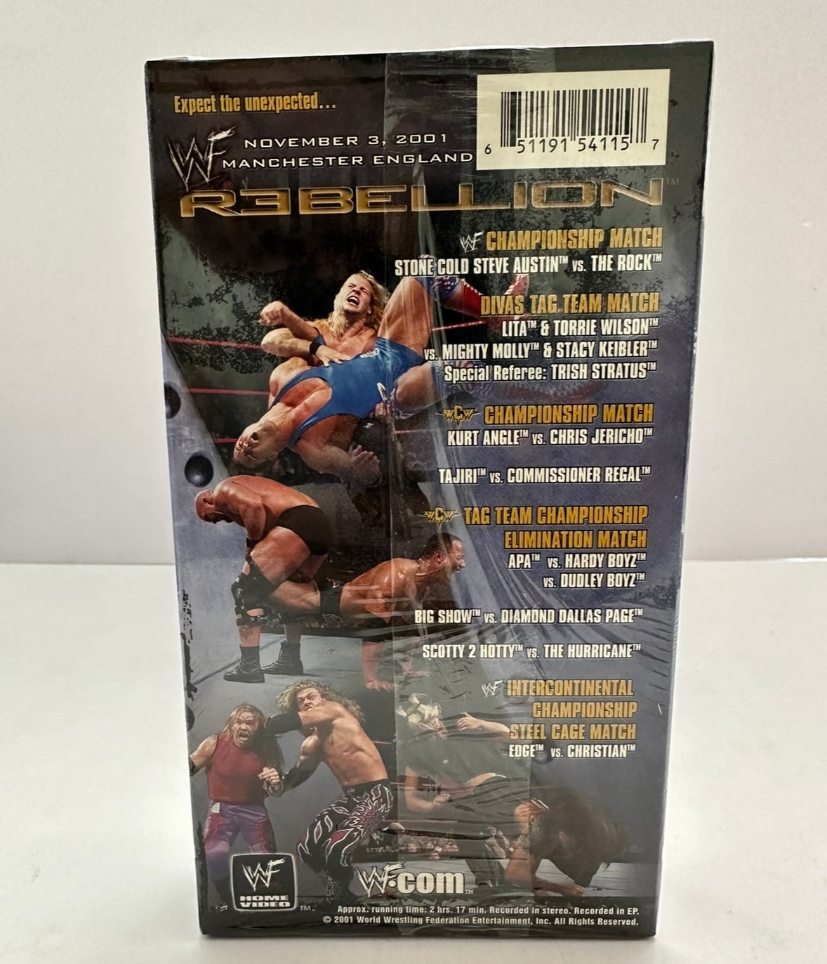 WWF VHS Rebellion (Never Seen Before In The USA)
