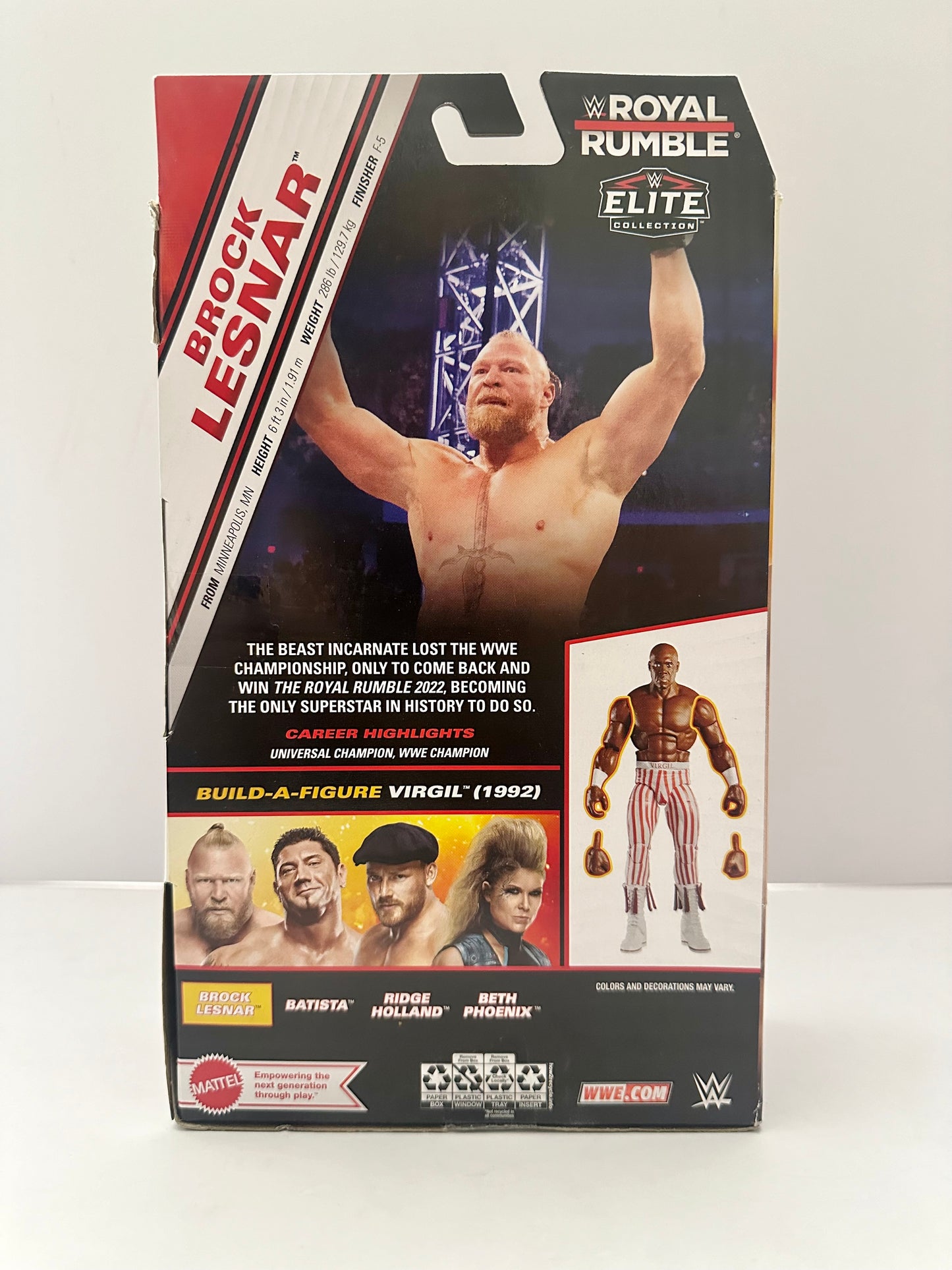 WWE Elite Royal Rumble Brock Lesner