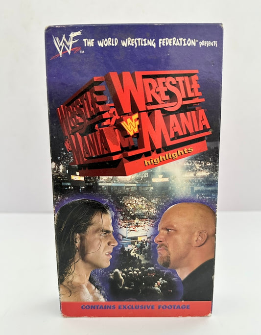 WWF VHS Wrestlemania Highlights