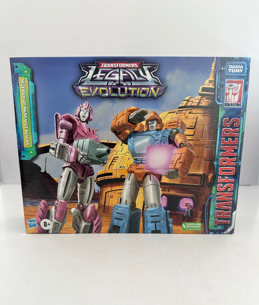 Transformers Legacy Evolution War Dawn 2-Pack Erial And Dion SDCC Exclusive