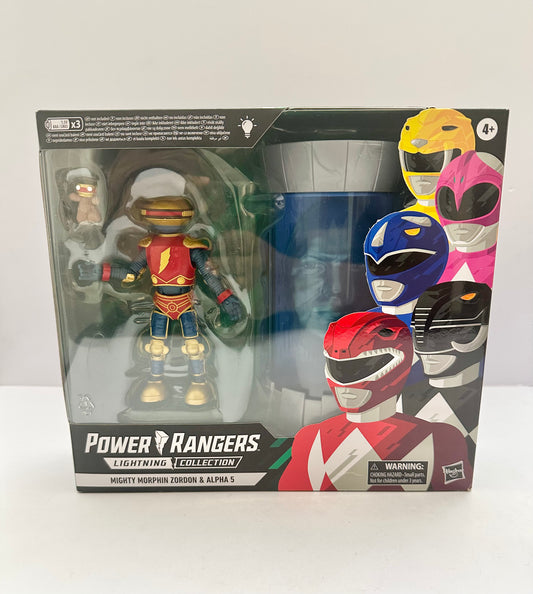 Power Rangers Lightning Collection Mighty Morphin Alpha 5 and Zordon