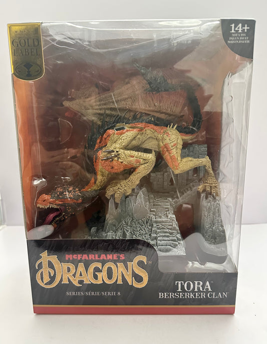 McFarlane's Dragons - Series 8: Tora Berserker Gold Label