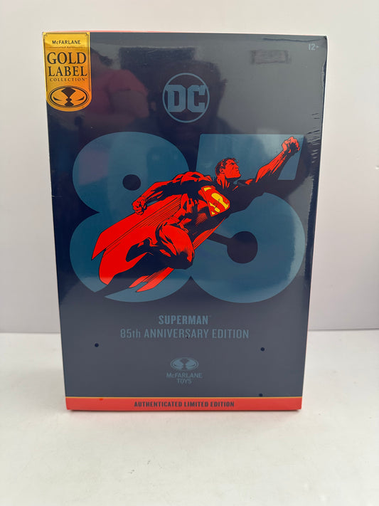 2023 SDCC Exclusive McFarlane Gold Label Superman 85th Anniversary