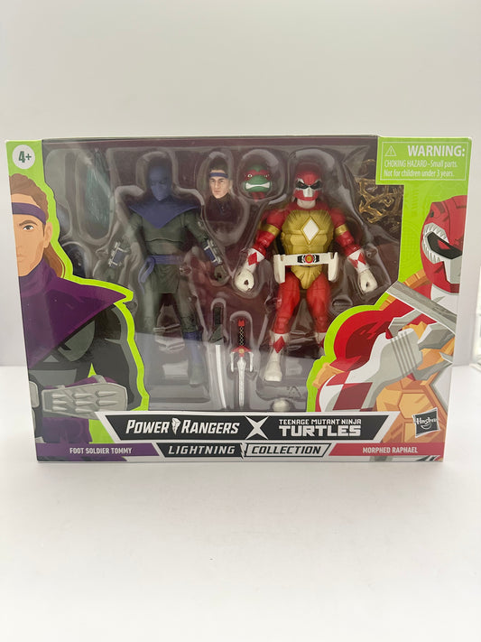 Power Rangers Lightning Collection Foot Soldier Tommy and Morphed Raphael