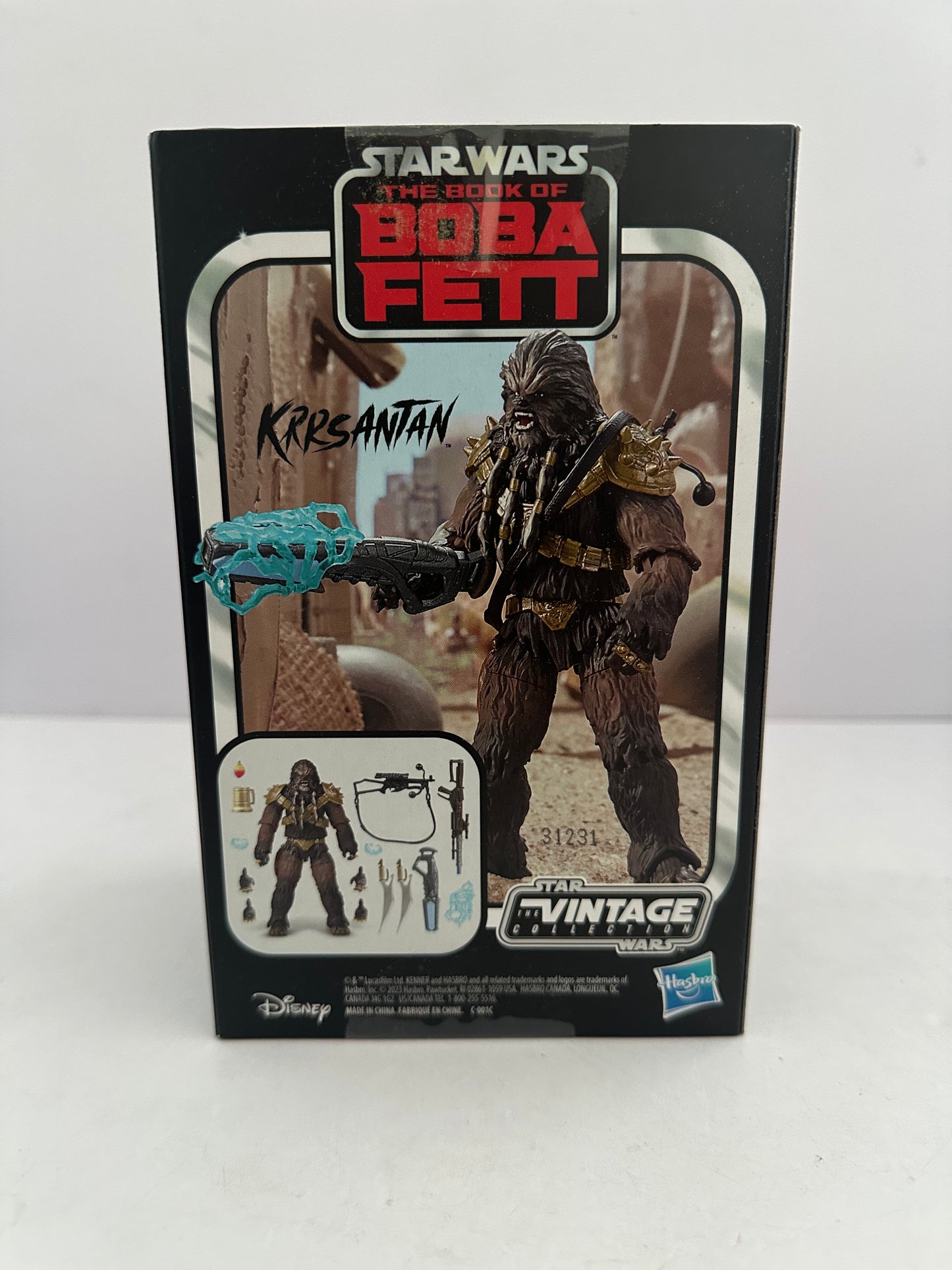 Star Wars Vintage Collection Black Krrsantan SDCC Exclusive