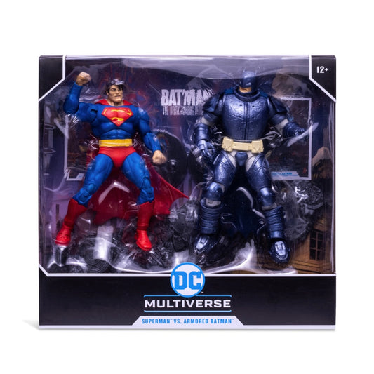 DC Multiverse Batman: Dark Knight Returns Superman Vs Armored Batman