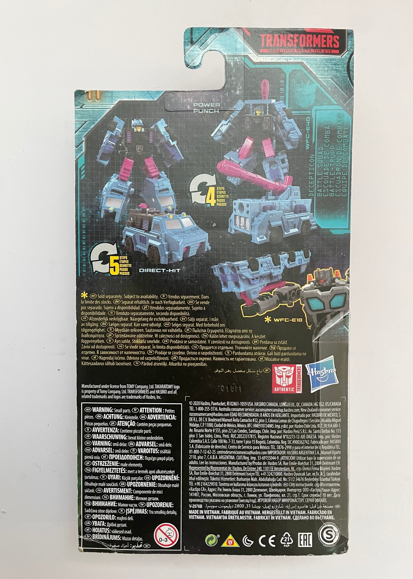 Transformers War For Cybertron Direct-Hit and Power Punch